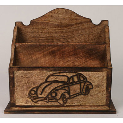 Retro Car Design Letter Rack
